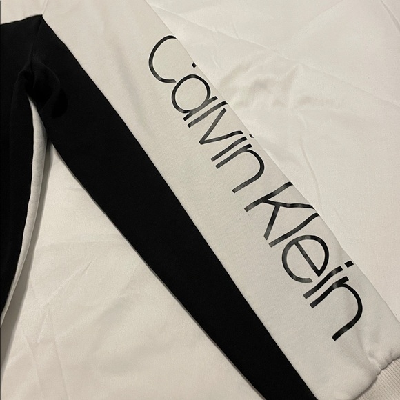 Calvin Klein Jackets & Blazers - Calvin Klein Women's Black and White Bomber Jacket